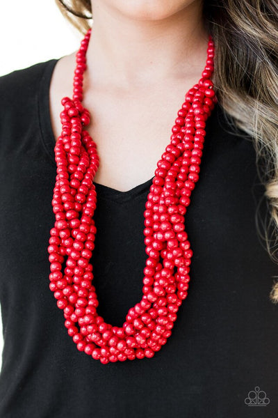 Tahiti Tropic Red Necklace