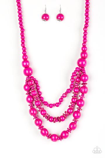 Rio Rainbows Pink Necklace