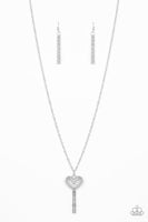 Unlock My Heart Silver Necklace