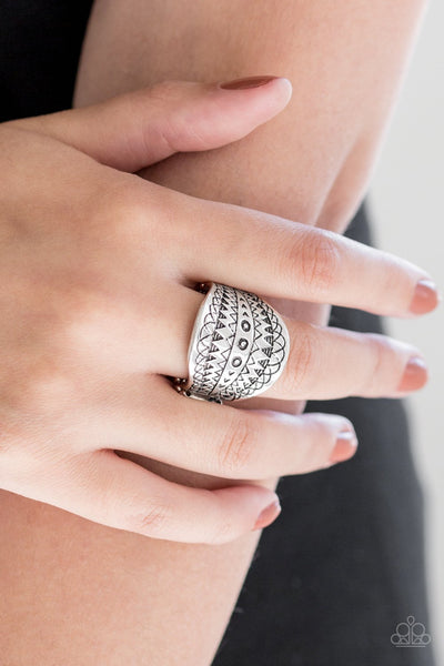 Tiki Tribe Silver Ring