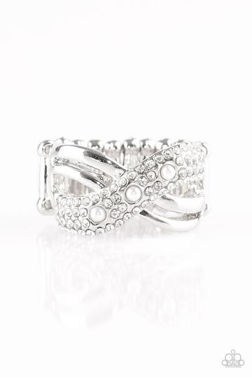 Onstage Opulence White Ring