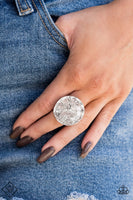Lined Up Silver Ring