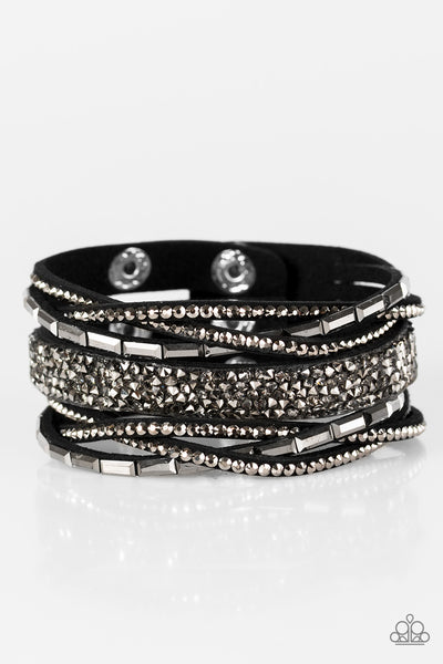 Glam Vibes Black Bracelet