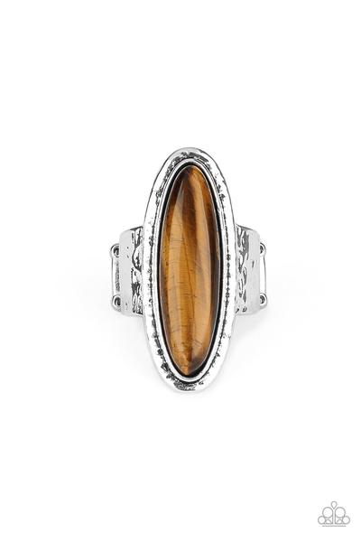 Stone Mystic Brown Ring