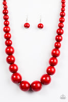 Effortlessly Everglades Red Necklace