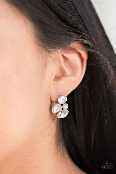 Super Superstar White Earrings