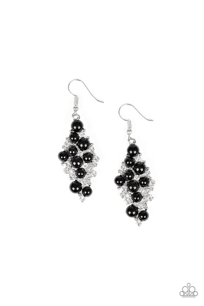 Famous Fashion  Black Earring