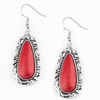 Cruzin Colorada Red Earrings