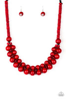 Carribean Cover Girl Red Necklace