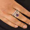 Summer Retreat Purple Ring