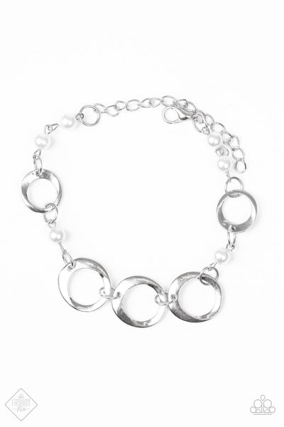 Poised and Polished White Bracelet