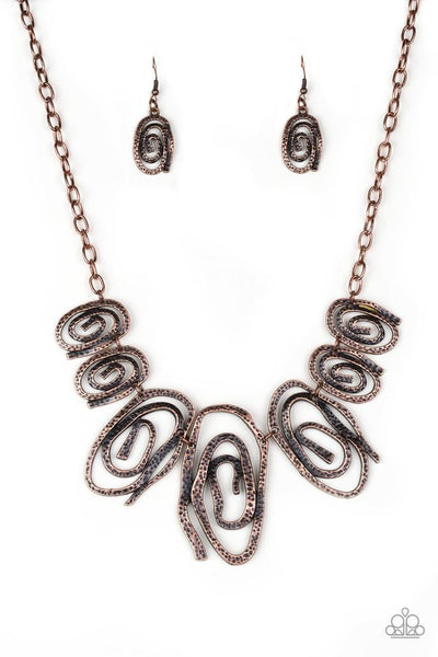 My Cave is Your Cave-Copper Necklace