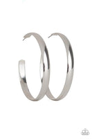 Making Laps Silver Hoop Earrings