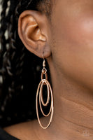 Shimmer Surge Rose Gold Earring