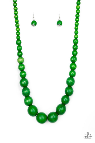 Effortlessly Everglades Green Necklace