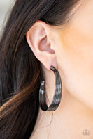 Live Wire-Black Earrings