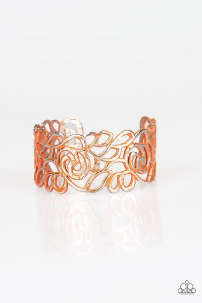 Victorian Gardens Orange Bracelet