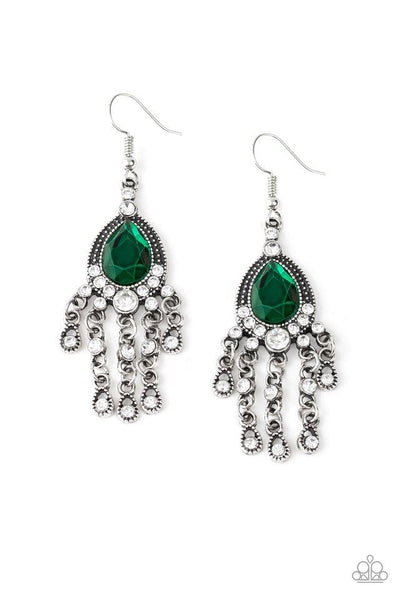 Bling Bliss Green Earring