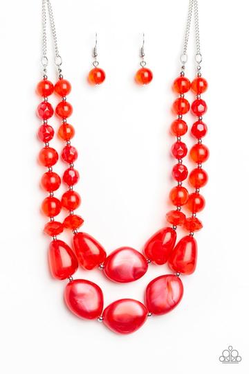 Beach Glam- Red