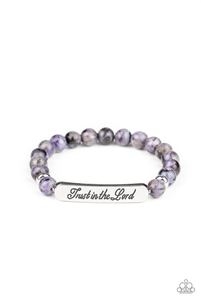 Keep the Trust - Purple Urban Bracelet