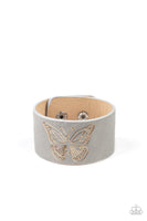 Flirty Flutter Silver Urban Bracelet