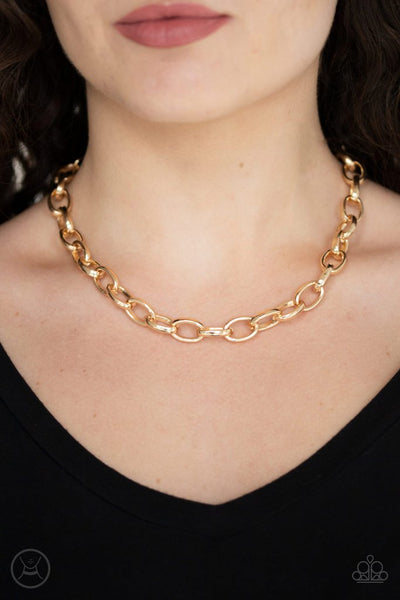 Urban Uplink-Gold Choker Necklace