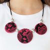 Viper Pit Pink Necklace