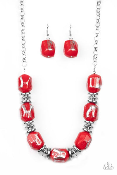 Girl Grit Red Necklace