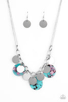 Confetti Confection Blue Necklace