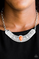 Very Venturous Orange Necklace