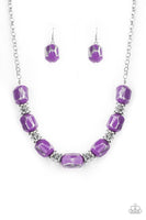 Girl Grit Purple Necklace