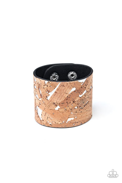 Cork Congo Silver Urban Bracelet