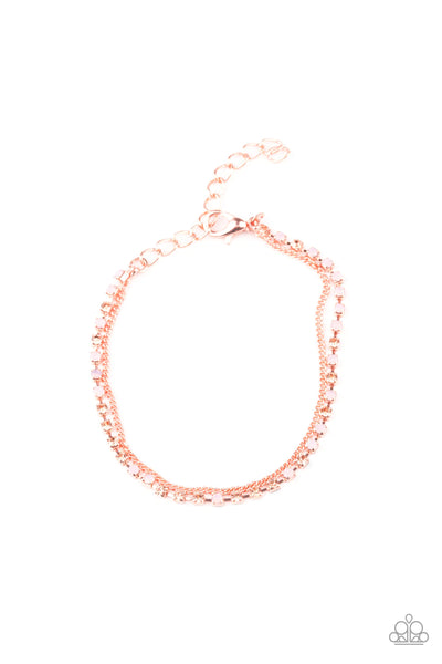 Double The Diamonds - Copper Bracelet