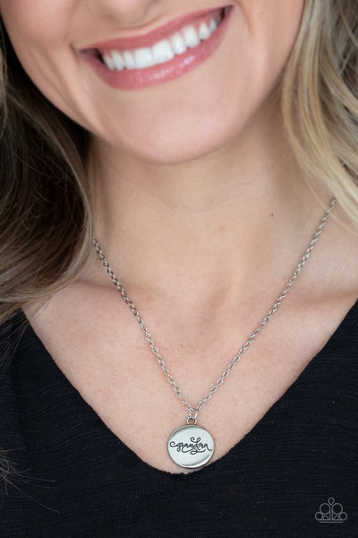 World's Best Grandma-Silver Necklace