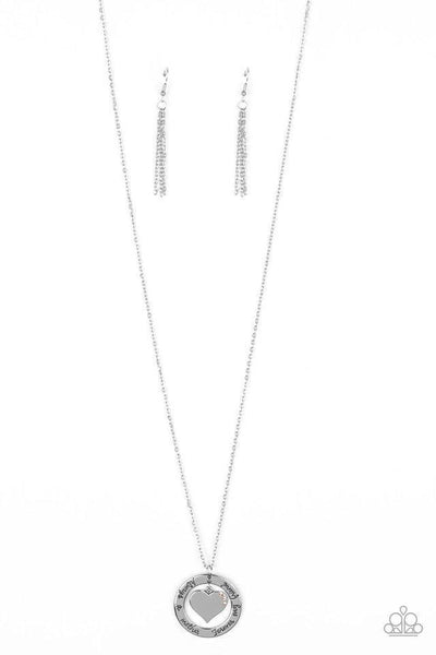 Always a Mother, Forever My Friend- Pink Necklace