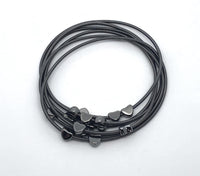 Charmingly Cupid Black Bracelet