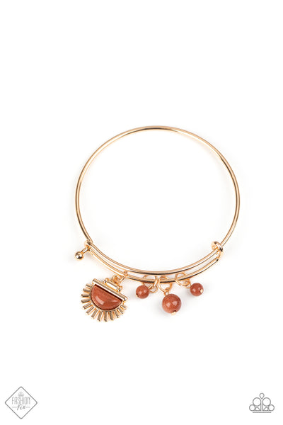 Mind Body and SOL Gold Bracelet