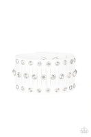Now Taking The Stage White Bracelet