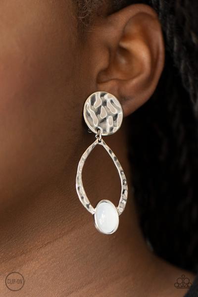 Opal Obsession White Clip On
