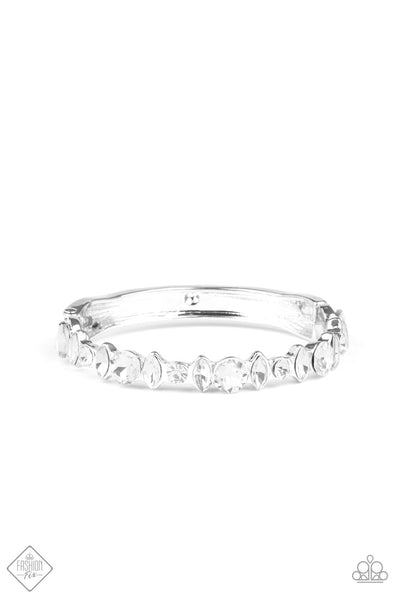 BLING Them To Their Knees White Bracelet