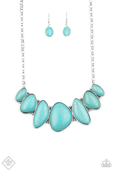 Primitive- Blue Necklace