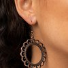 Sun Lounge Copper Hoop Earrings