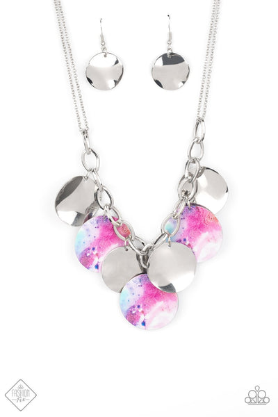 Tie Dye Drama Multi Necklace