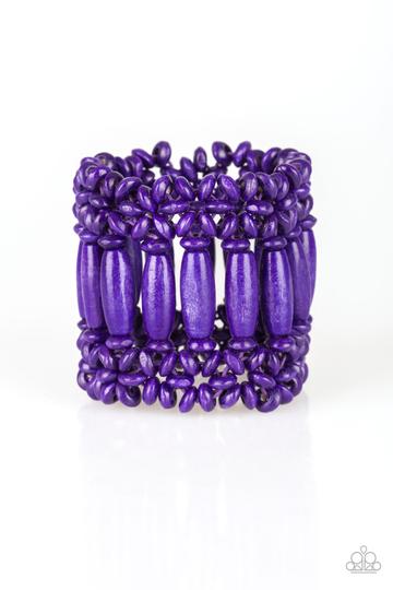 Barbados Beach Club Purple Bracelet