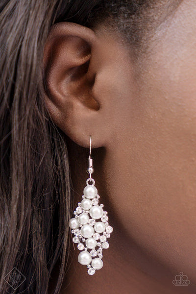 Famous Fashion White Earrings