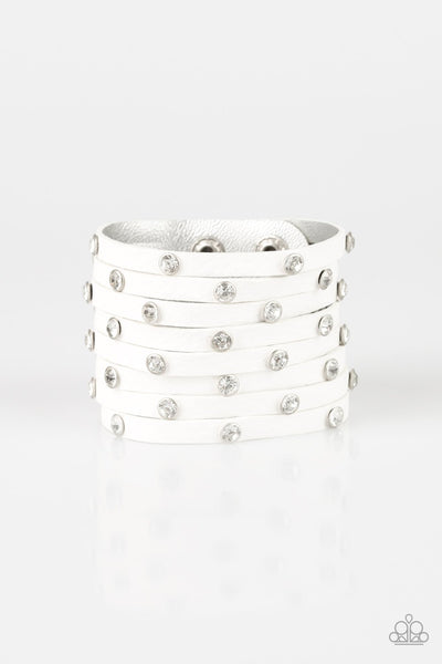 Sass Squad White Bracelet