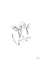 Full out Flutter- White Hoop