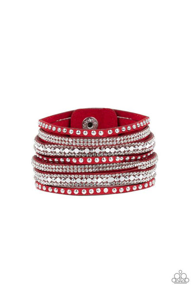 All Hustle and Hairspray Red Urban Bracelet