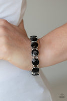 Glitzy Glamourous Black Bracelet