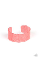 Retro Ruffle Orange Bracelet